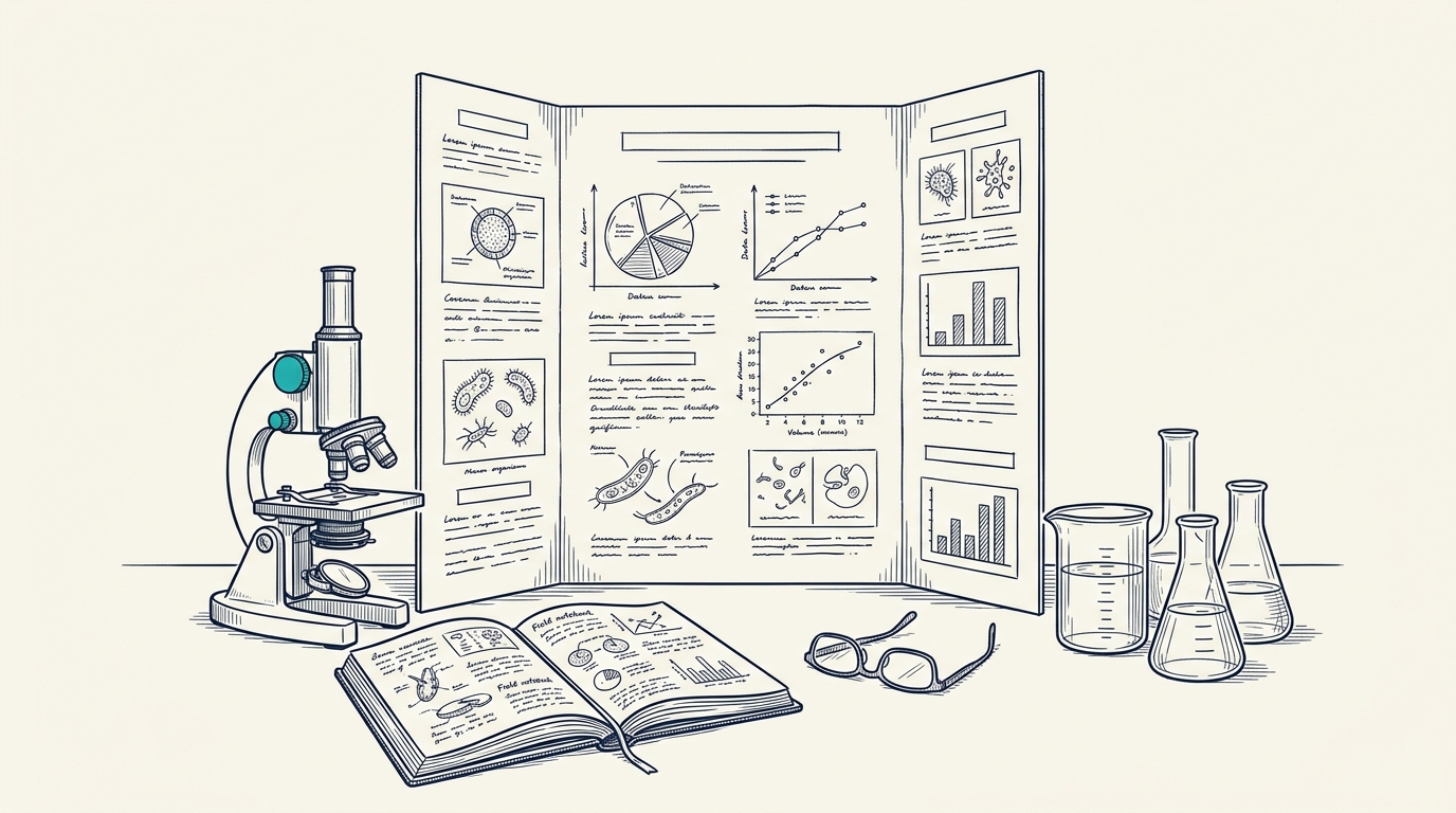 레제네론 국제 과학기술 경진대회 (ISEF, Regeneron International Science and Engineering Fair) 일러스트